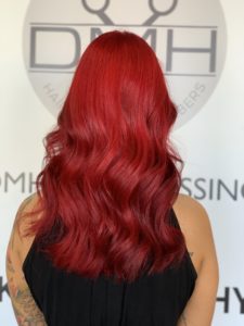Red Hair At DMH Hairdressing Salon In Wanneroo