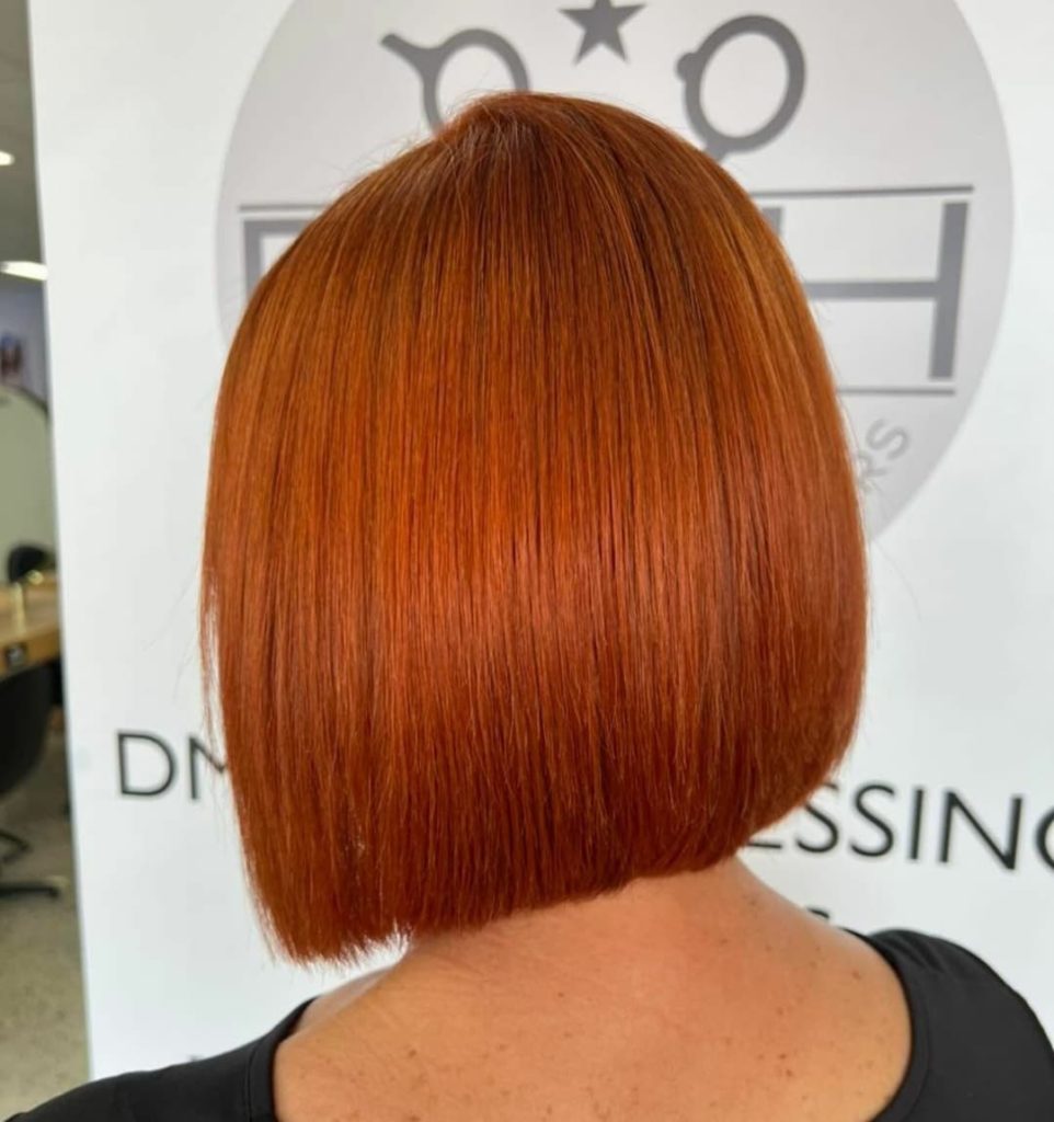 Copper Hair Colour At Top Hair Salon In Wanneroo