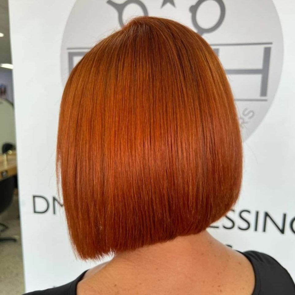 Copper Hair Colour At Top Hair Salon In Wanneroo