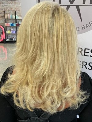 Golden Blonde Hair Colours at DMH Hair Salon & Barbers, Wanneroo, Perth